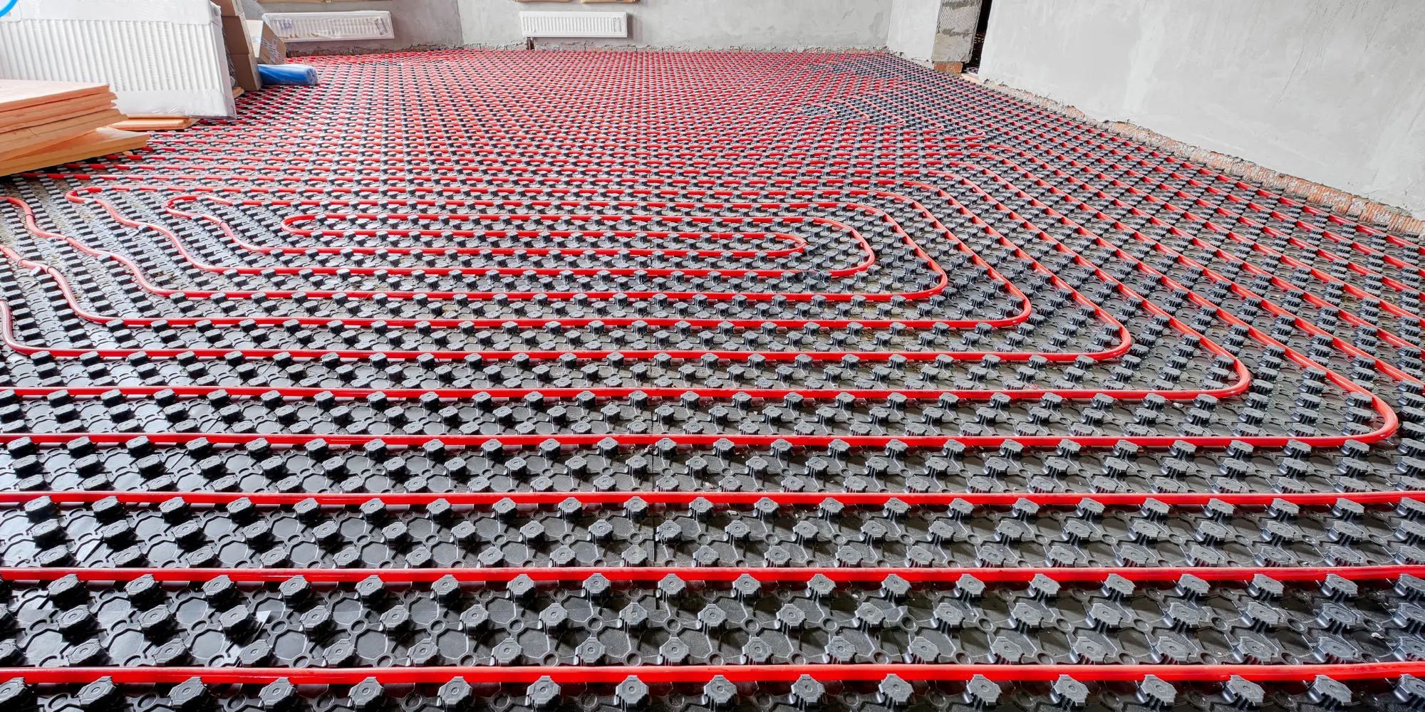 Vloerverwarming legpatroon