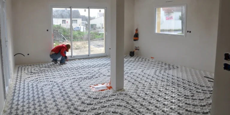 Vloerverwarming woonkamer