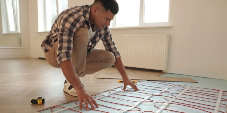 Elektrische vloerverwarming woonkamer