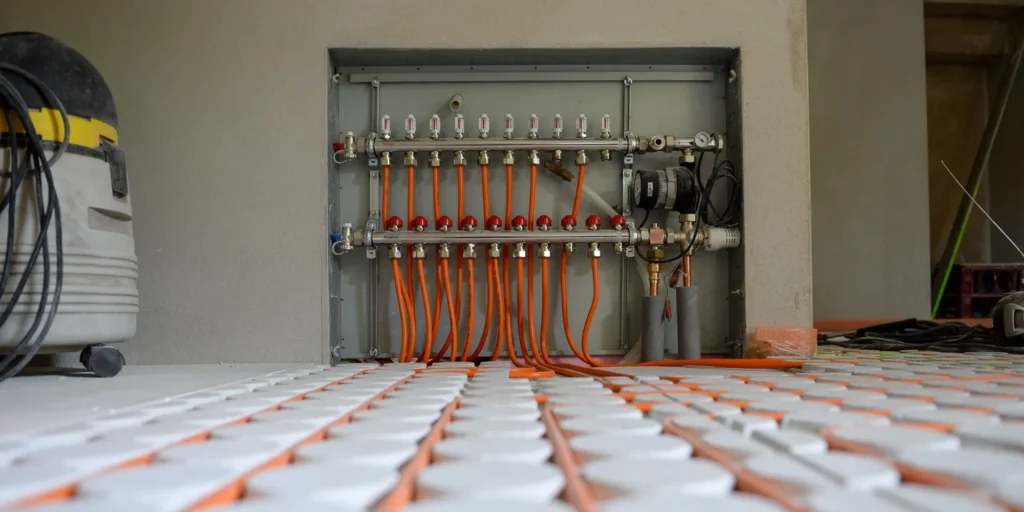 Waterdruk vloerverwarming