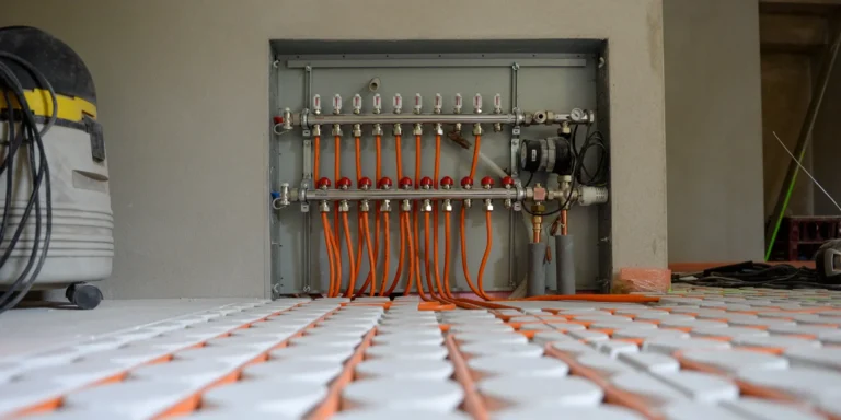 Waterdruk vloerverwarming