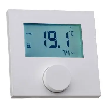 Connect2 ruimte-regelaar draadloos LCD Wit Verwarmen / Koelen